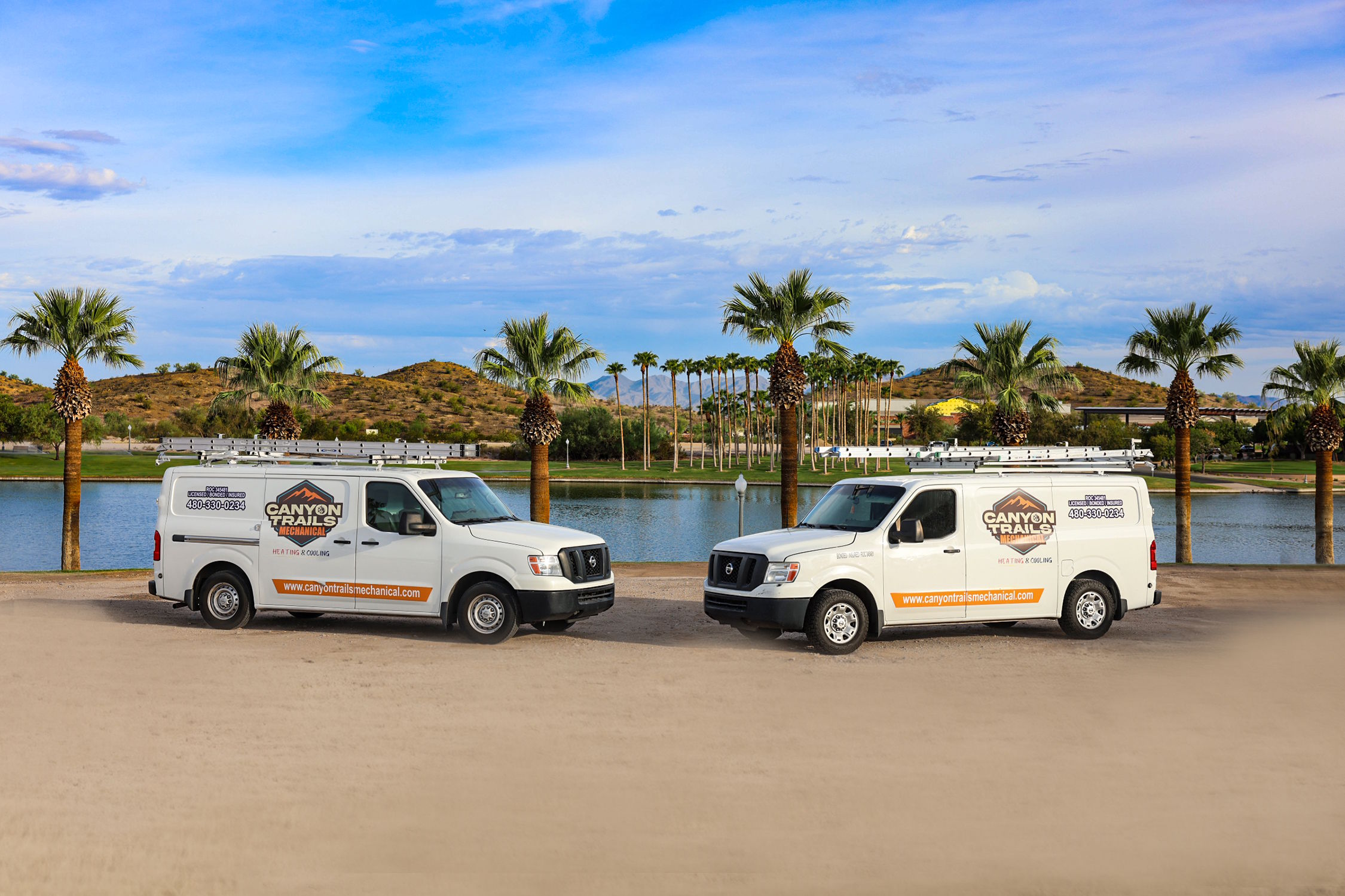 Two Canyon Trails Mechanical service vans